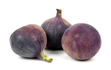 fig fruit on white background