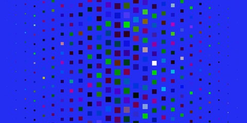Light Multicolor vector template in rectangles.