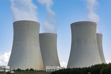 
Nuclear power plant Temelin in Czech Republic Europe