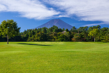 Fototapeta na wymiar 諏訪の森自然公園からの富士山