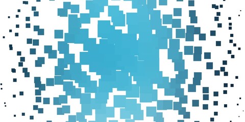 Light BLUE vector backdrop with rectangles.