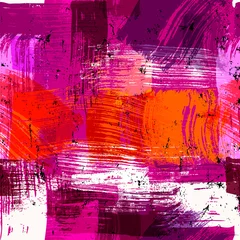 Foto auf Acrylglas seamless abstract background composition, with paint strokes and splashes, grungy © Kirsten Hinte