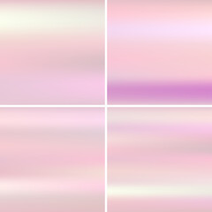 Collection of pink blurry backgrounds