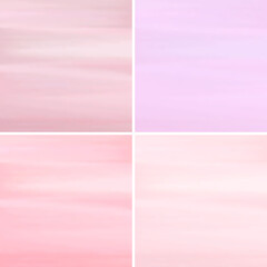 Collection of pink blurry backgrounds