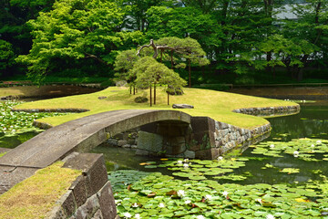 小石川後楽園・内庭　水戸藩書院跡