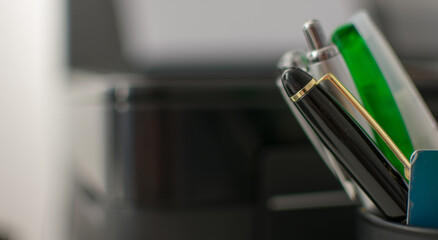 pencils in the home office