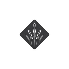 Agriculture wheat Logo Template vector