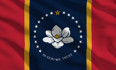 New Mississippi Magnolia Flag