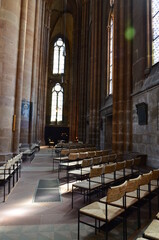 Fototapeta premium Interior view of the Elisabeth church in Marburg
