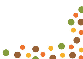 Thanksgiving polka dots