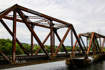 railway bridge over the river