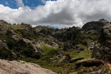 landscape with sky and clouds