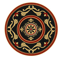 ROUND CIRCLE ROME BAROCQUE GOTIC ROSONE CHIESA VETRATA BAROCCO	
