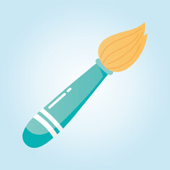 education paint brush color school elementary cartoon icon