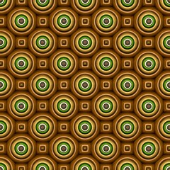 3D relief pattern in a geometric ornament style.