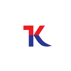 K Logo Letter Vector Illustration