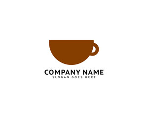 Coffee Shop Logo Icon Template Design Vector Illustration