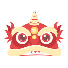 chinese dragon cartoon character icon