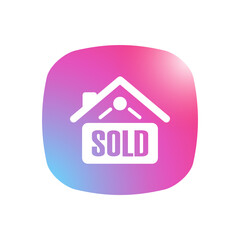 Home Sold Sign - Mobile App Icon