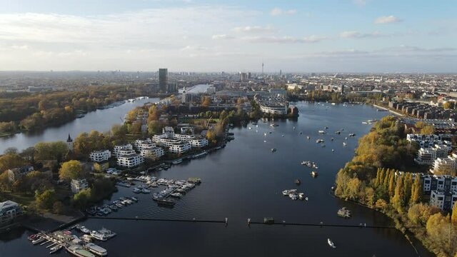 Berlin, Rummelsburg lake and bay