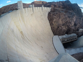 Hoover Dam Concrete Arch, Nevada