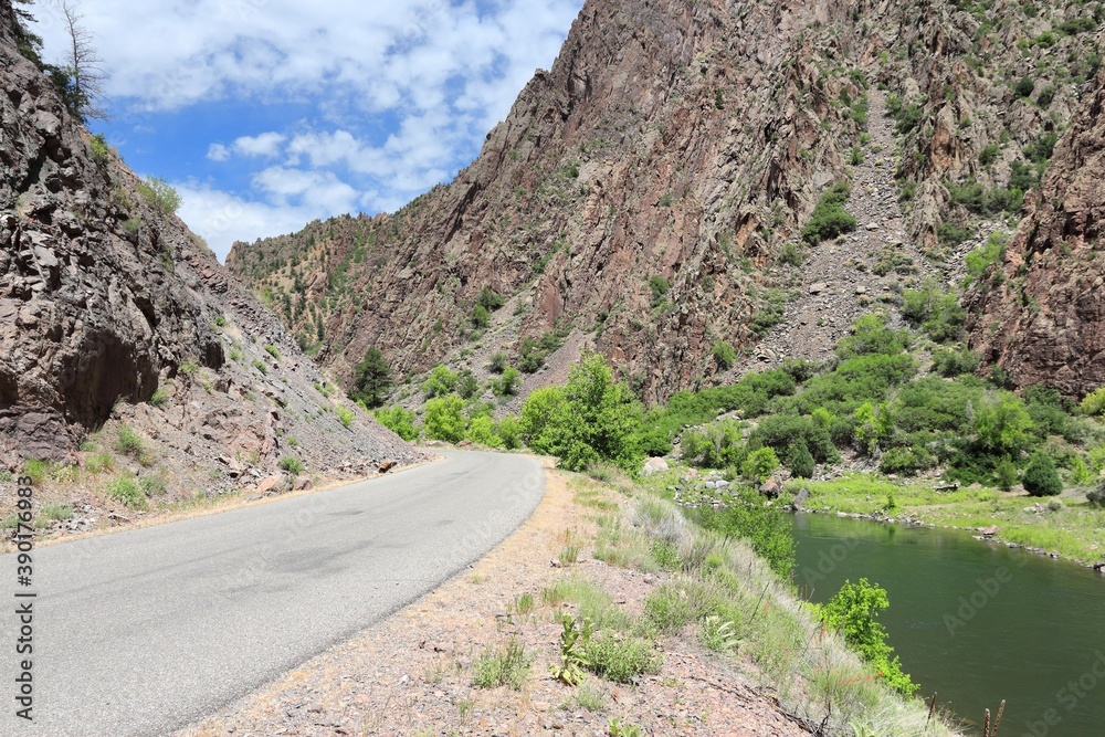 Sticker american nature - gunnison river