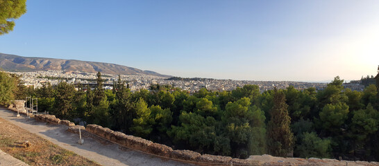 city panorama greece athens