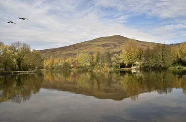 Reflets sur le plan d'eau...