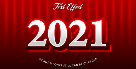 2021 editable text effect