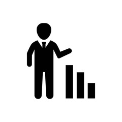 Business chart icon