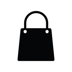 shopping bag icon vector symbol template