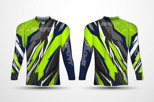 T-shirt template, sport jersey design