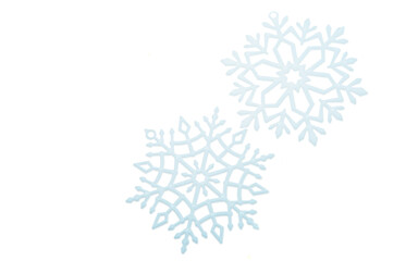 snowflakes isolated