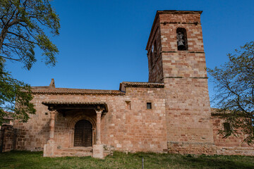 Fototapeta na wymiar Church of the Nativity, Hijes, Guadalajara province, Spain