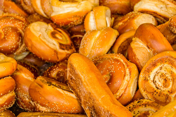 Flour Biscuits Close Up Texture