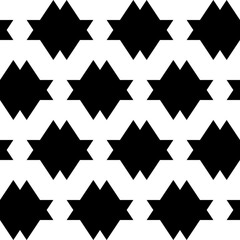 Seamless pattern. Figures vector. Ethnic ornament. Mosaics background. Geometric motif. Folk image. Simple shapes backdrop. Tribal wallpaper. Digital paper, web design, textile print.