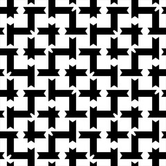 Seamless pattern. Figures vector. Ethnic ornament. Mosaics background. Geometric motif. Folk image. Simple shapes backdrop. Tribal wallpaper. Digital paper, web design, textile print