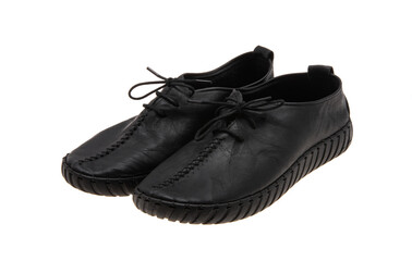 leather shoes isolated