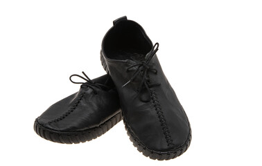 leather shoes isolated