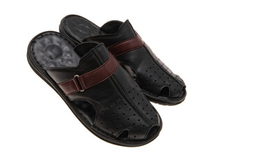 leather shoes isolated