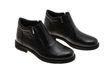 leather shoes isolated