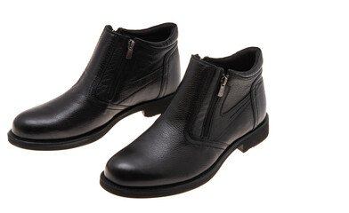 leather shoes isolated