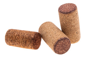 wine cork isolated
