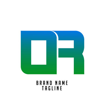OR initials logo, name initials logo, company initials logo, person initials logo