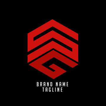 SG initials logo, name initials logo, company initials logo, person initials logo