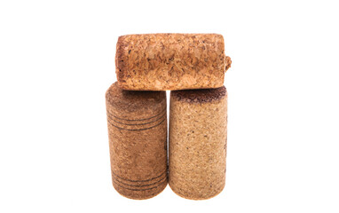 wine cork isolated