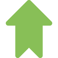 
An indicator arrow showing up left direction
