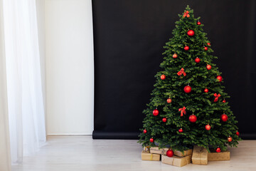 New Year's Eve home Christmas tree toys holiday December