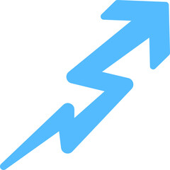 
An indicator arrow showing up left direction
