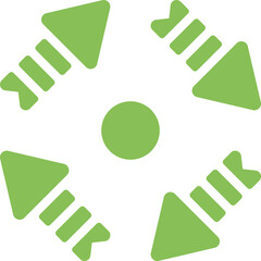 
Four arrows group indicating, full screen sign 
